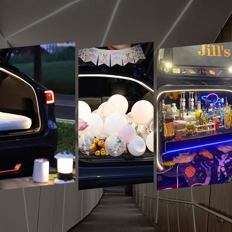 Trevlig present * Ljusremsa för dekorativ lampa för bilens bagageutrymme