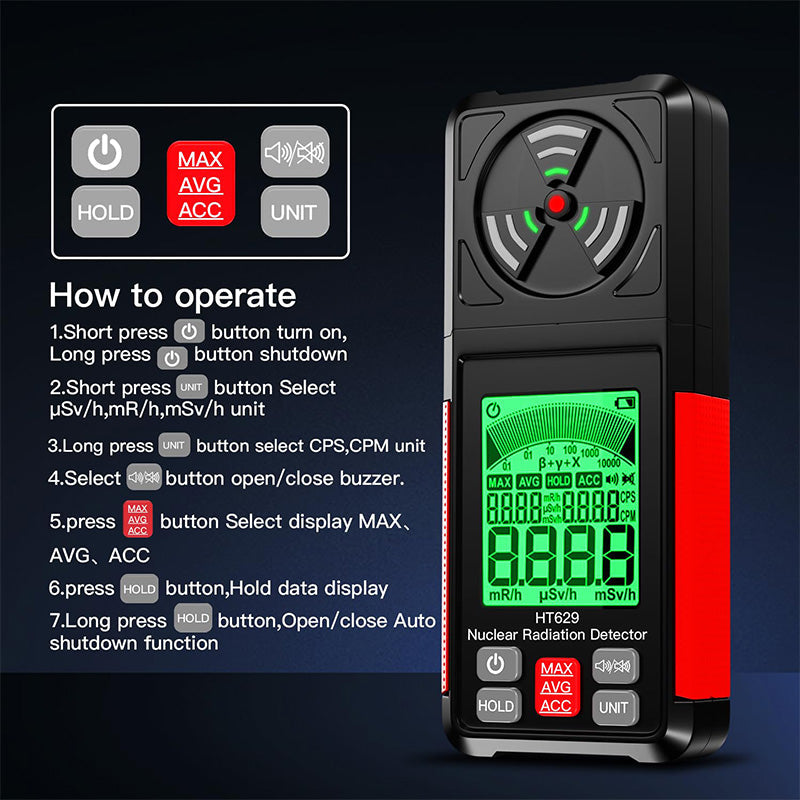 đ„HT672 Multi-Field EMF-mĂ€tare för EF, RF, MFđ„