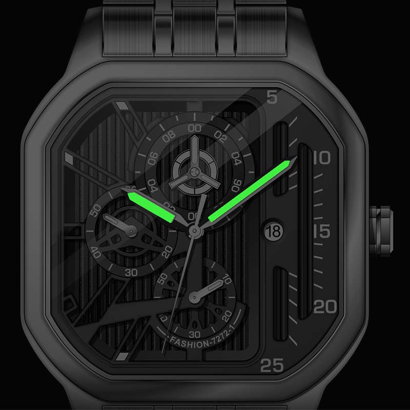 đ„đ„BegrĂ€nsad upplagađ„Square Quartz herrklocka