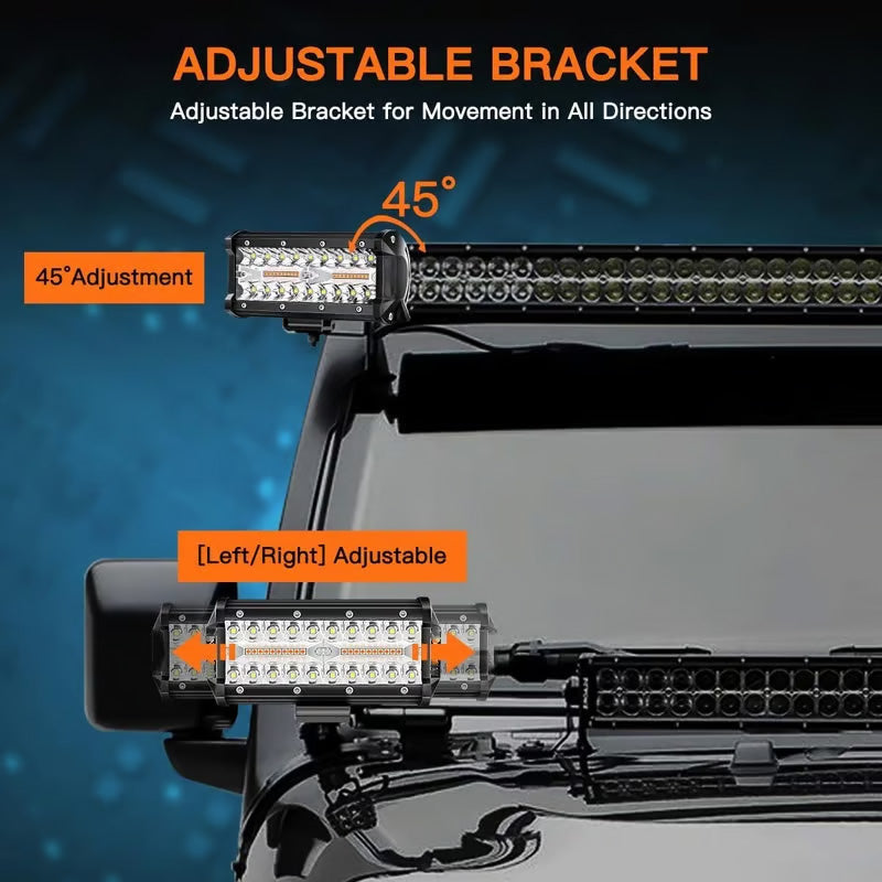 đ„Kraftfull LED-ljusramp-set för bilar