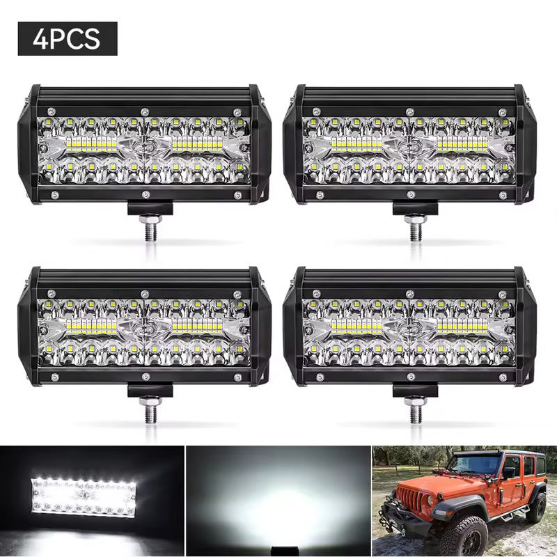 đ„Kraftfull LED-ljusramp-set för bilar