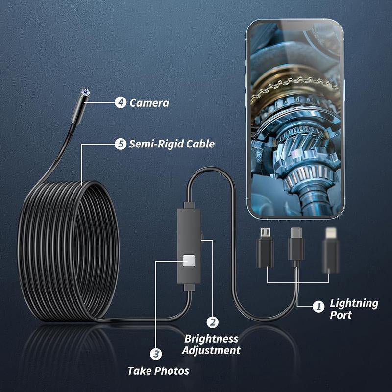 🔥Sommarrea 2025🔥Waterproof HD Endoscope Camera