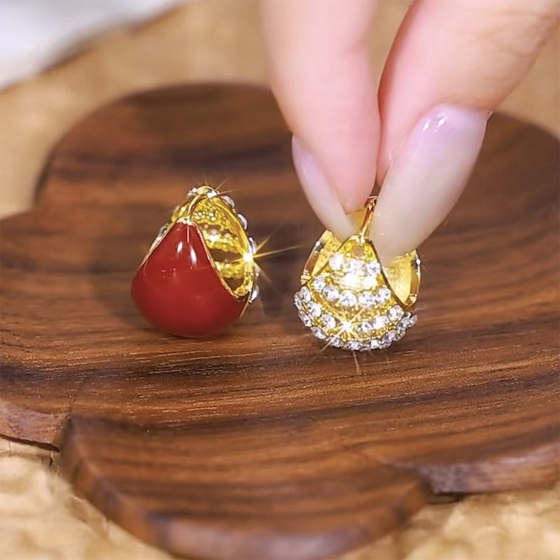 đ„Eleganta Vintage Zirconia-örhĂ€ngen för kvinnor