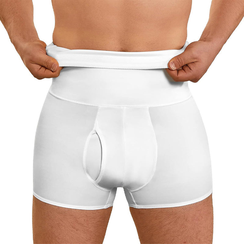 Herrshorts med hög midja och magkontroll
