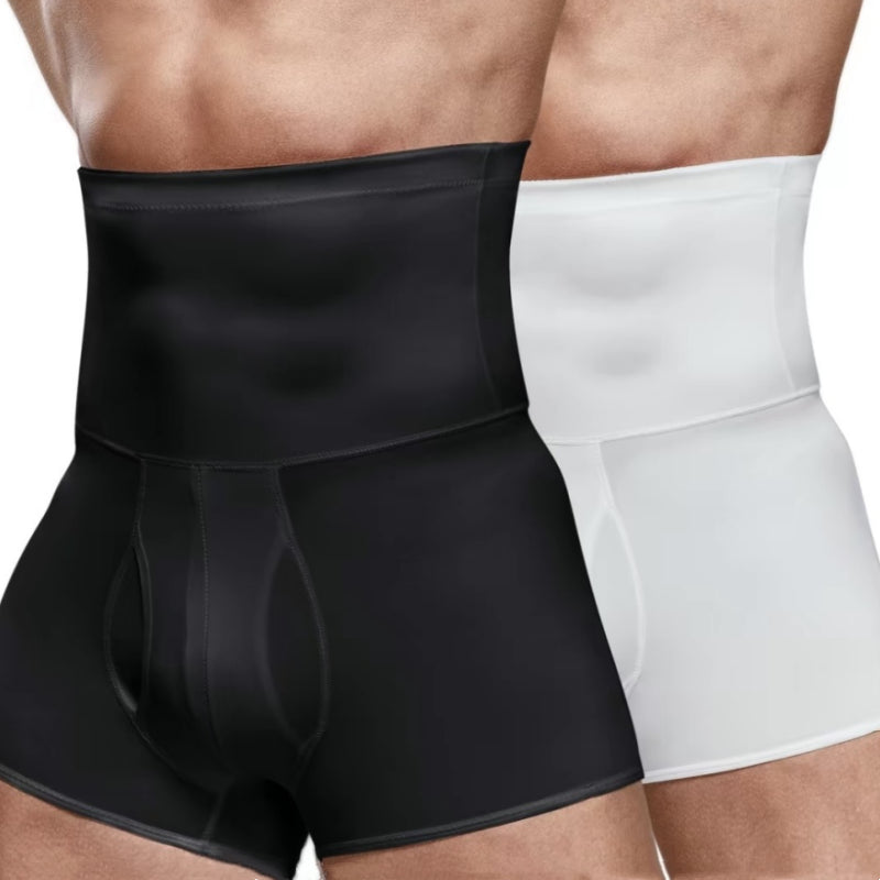 Herrshorts med hög midja och magkontroll