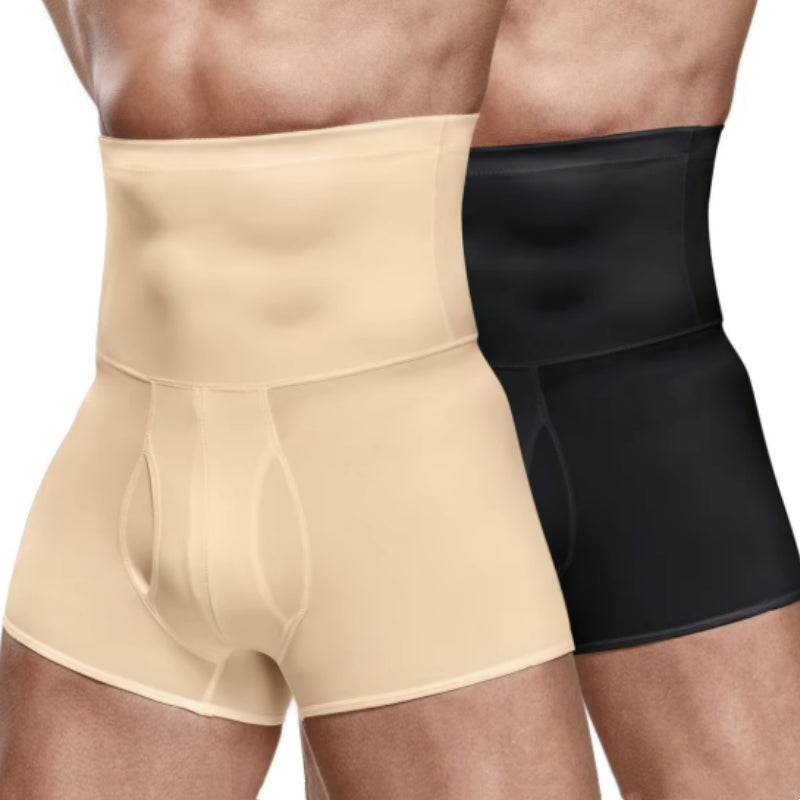 Herrshorts med hög midja och magkontroll