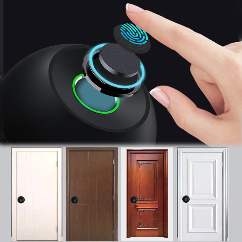 đ„SĂ€kerhet + BekvĂ€mlighetâšSmart dörrlĂ„s med Bluetooth och fingeravtryck