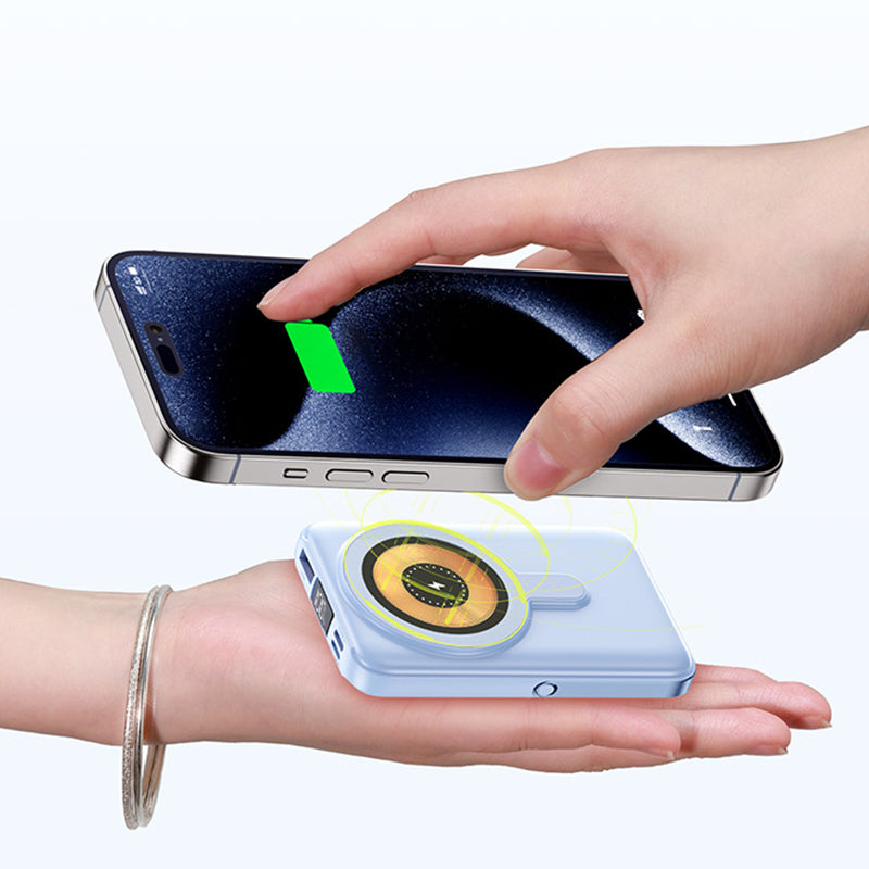 đ„Magnetisk powerbank med stativ och kabel