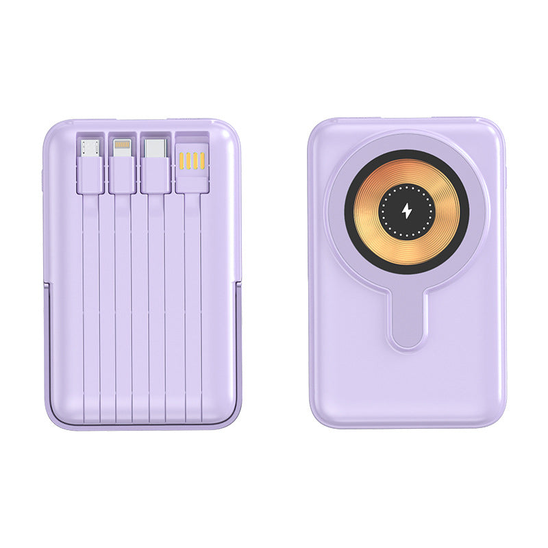 đ„Magnetisk powerbank med stativ och kabel