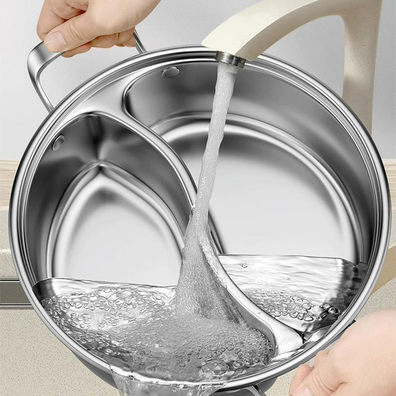 ⏳Tidsbegränsad special🍲Förtjockad varmgryta i rostfritt stål med dubbel smak🏘️