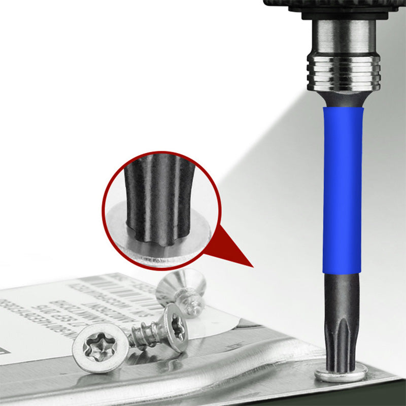 đ§ČMagnetskruvmejselsats med Phillips och Torx â 15 delar | Robusta bits + snabbvĂ€xlingssystem âĄ