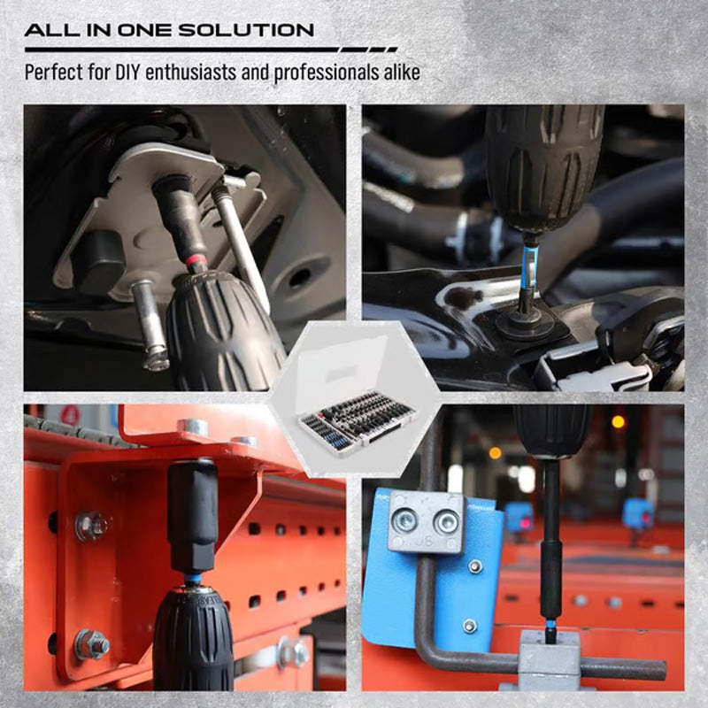 đ§Č 60% RABATT! đ© Magnetskruvmejselsats med Phillips & Torx â 15 Delar, Robusta Bits & SnabbvĂ€xlingssystem âĄ