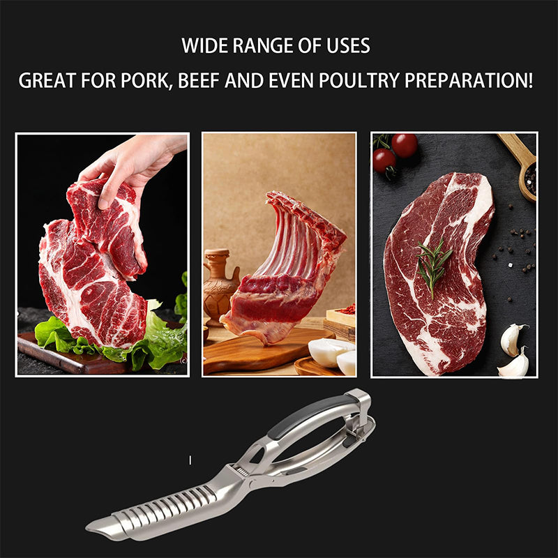 đ„Rostfritt stĂ„l BBQ Rib Skinner