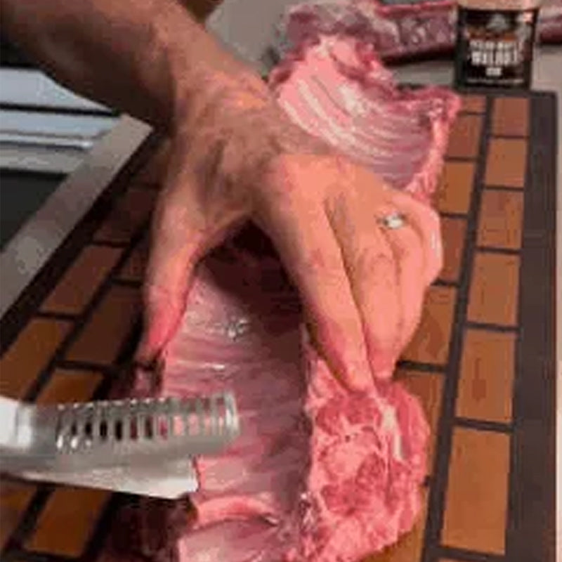 đ„Rostfritt stĂ„l BBQ Rib Skinner