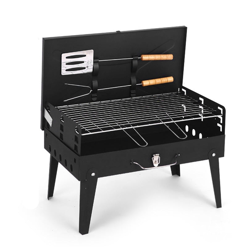 đ„ BĂ€rbar hopfĂ€llbar kolgrill för utomhusmatlagningđ