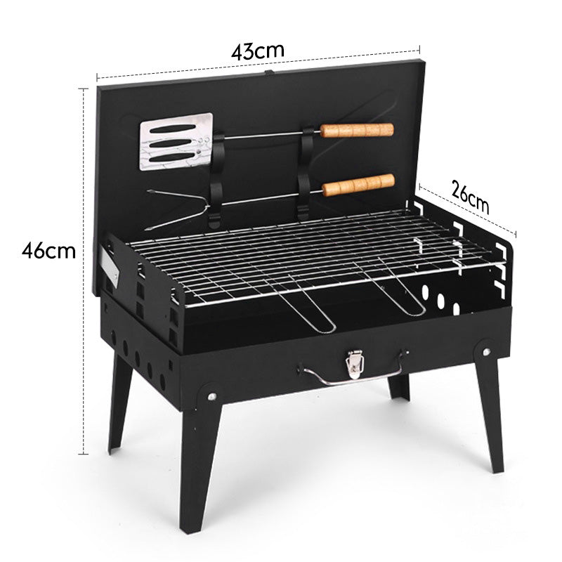 đ„ BĂ€rbar hopfĂ€llbar kolgrill för utomhusmatlagningđ