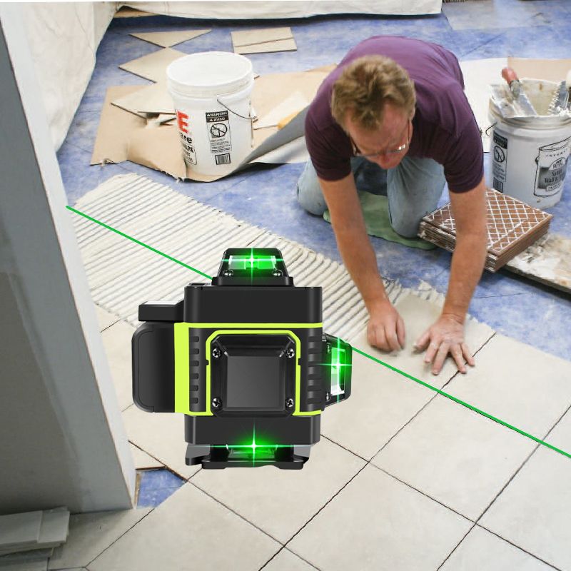 đ„45% rabatt under en begrĂ€nsad tid - SjĂ€lvnivellerande lasernivĂ„ med 16 linjer och grönt ljus