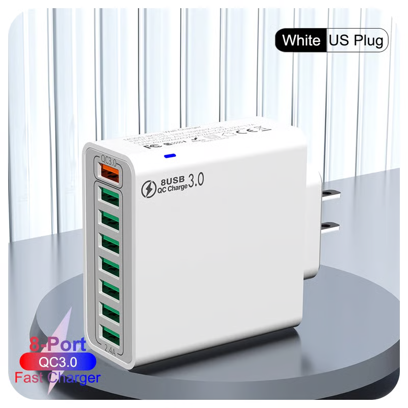 đ„đ„8 i 1 vattentĂ€ta portar USB-snabbladdare