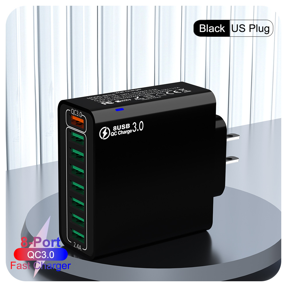 đ„đ„8 i 1 vattentĂ€ta portar USB-snabbladdare