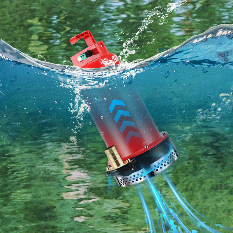 đ„Smart fjĂ€rrstyrd pump med vattenslang