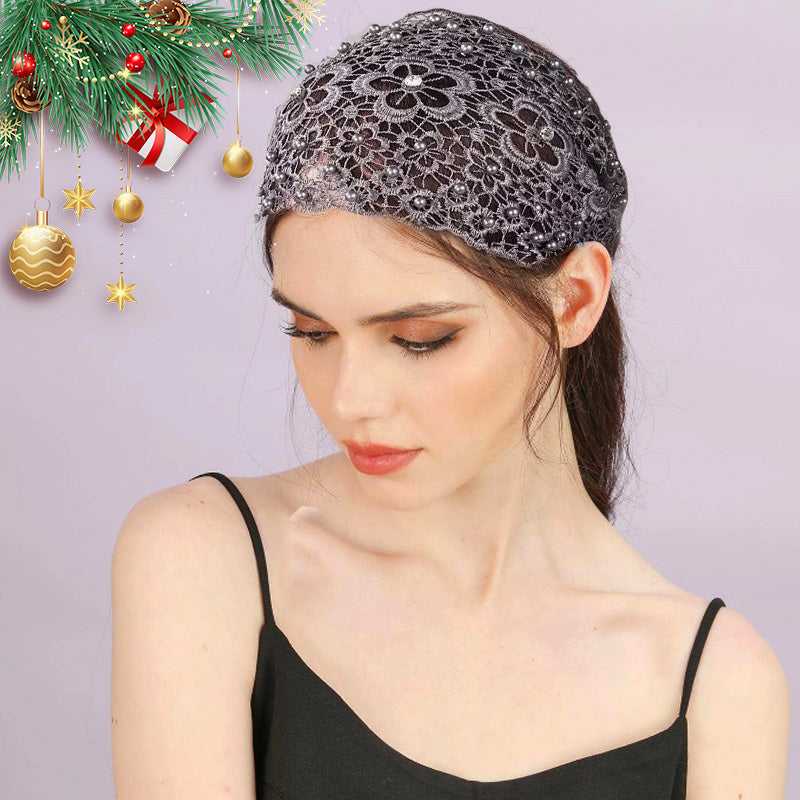 đ„Plum Blossom Hollow Beaded Wide Pannband