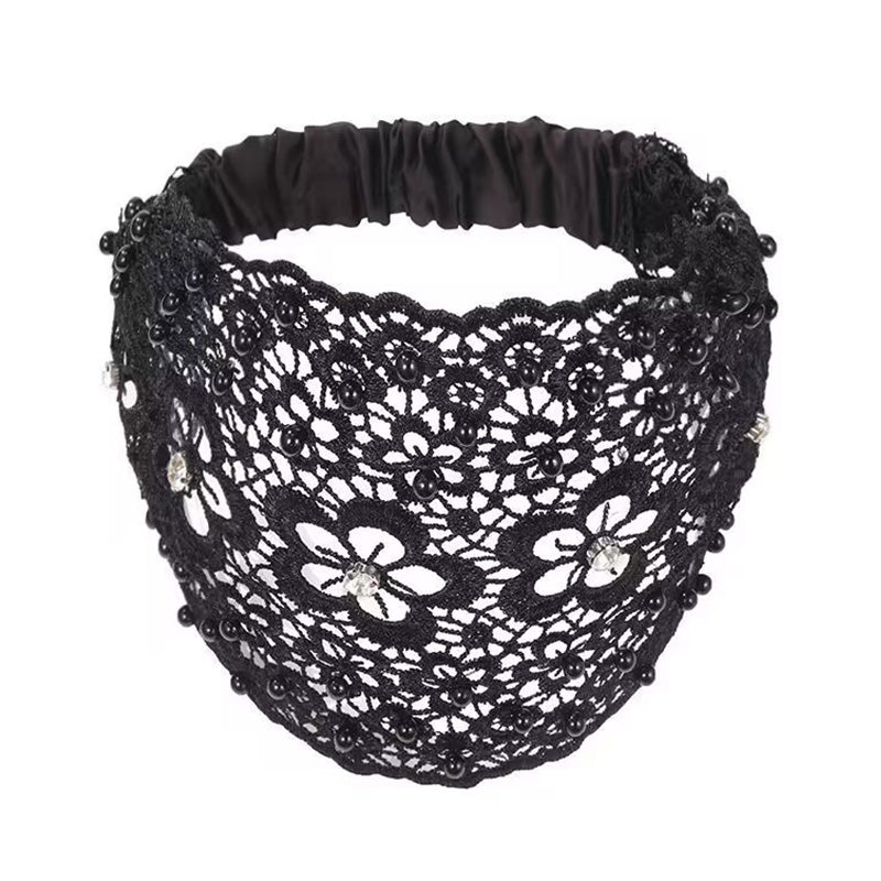 đ„Plum Blossom Hollow Beaded Wide Pannband