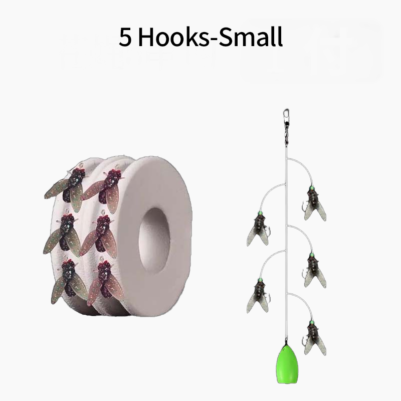 đŁMulti-Hook konstgjord flugfiske betesuppsĂ€ttning
