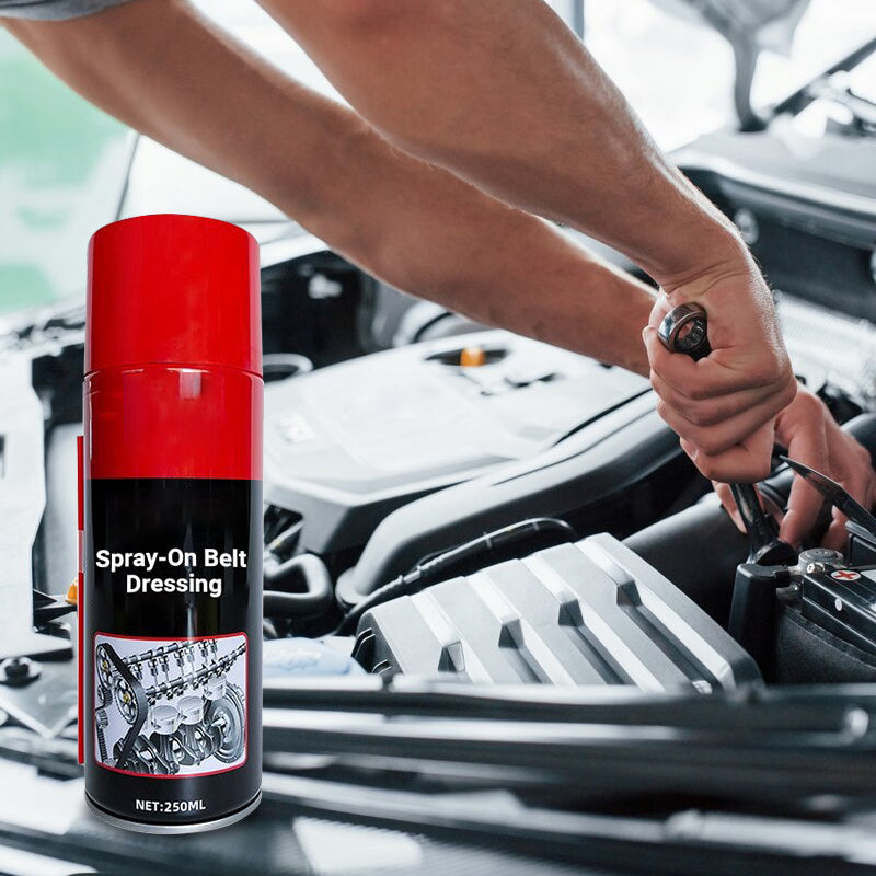 đ„Smörj- & tystnadsspray för bilens motorremmar