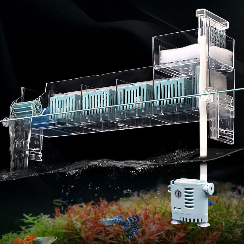đ„Cirkulerande filterlĂ„da för akvarium med vattenpump