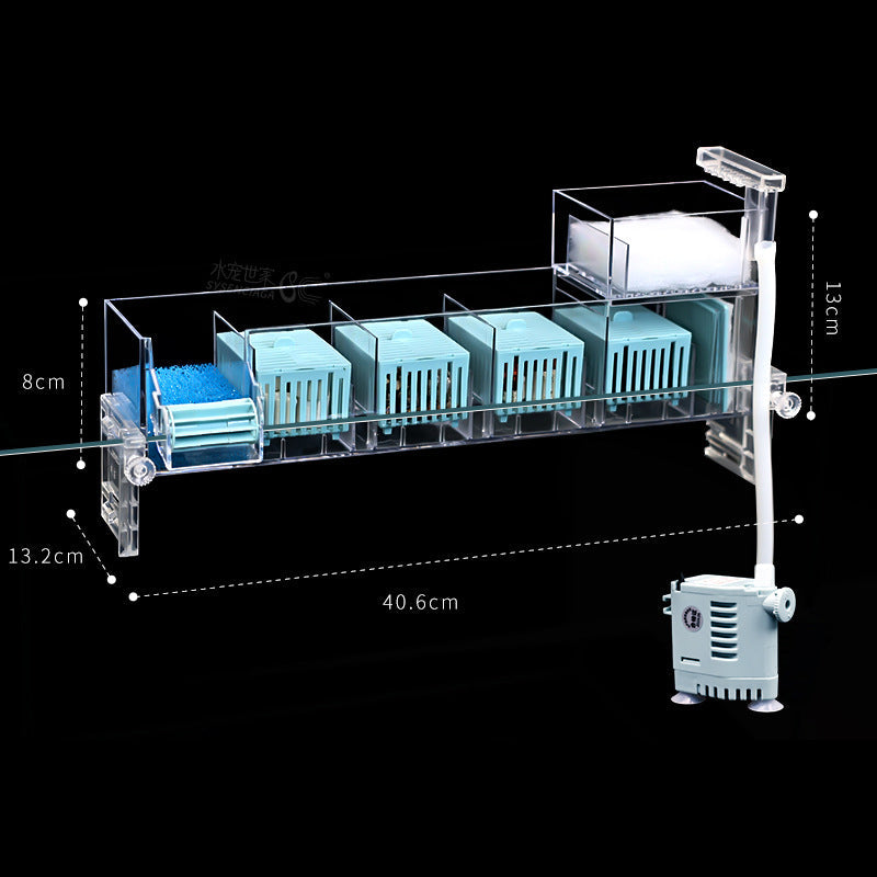 đ„Cirkulerande filterlĂ„da för akvarium med vattenpump