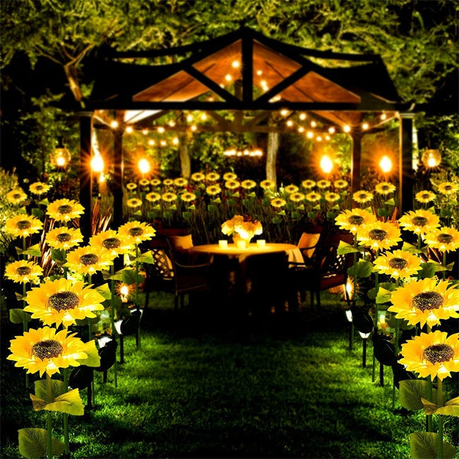 đ„Sunflower Solar Garden Stake Led Lights