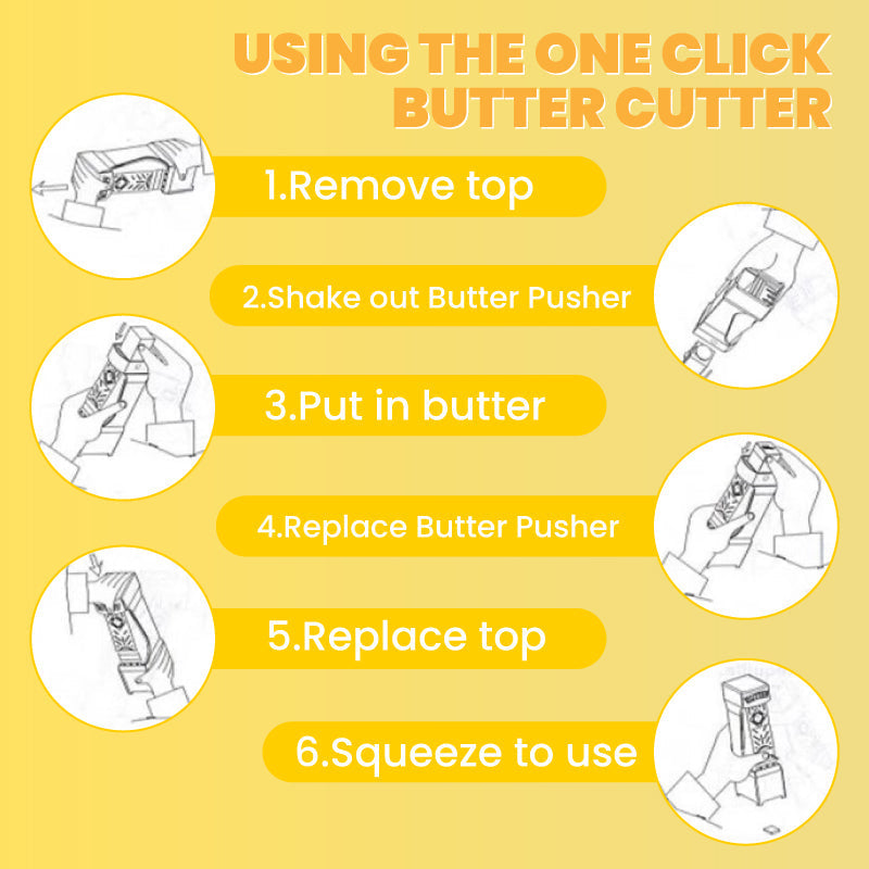 ✂️🧈Great Kitchen Helper - Handhållen ost- och smörskärare Skivare