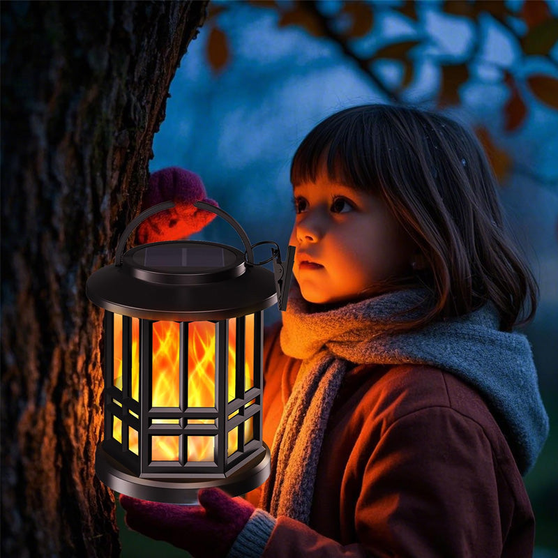 đFlash Sale⥠50K+ SOLD! Almost Gone-đ„âšđ„ Upgraded Flickering Flame Solar Lantern Outdoor Waterproof Light