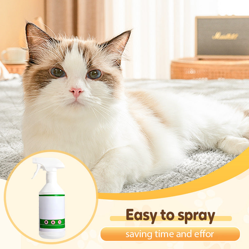 đ„Loppa- och fĂ€stingavvisande spray för katter och hundar