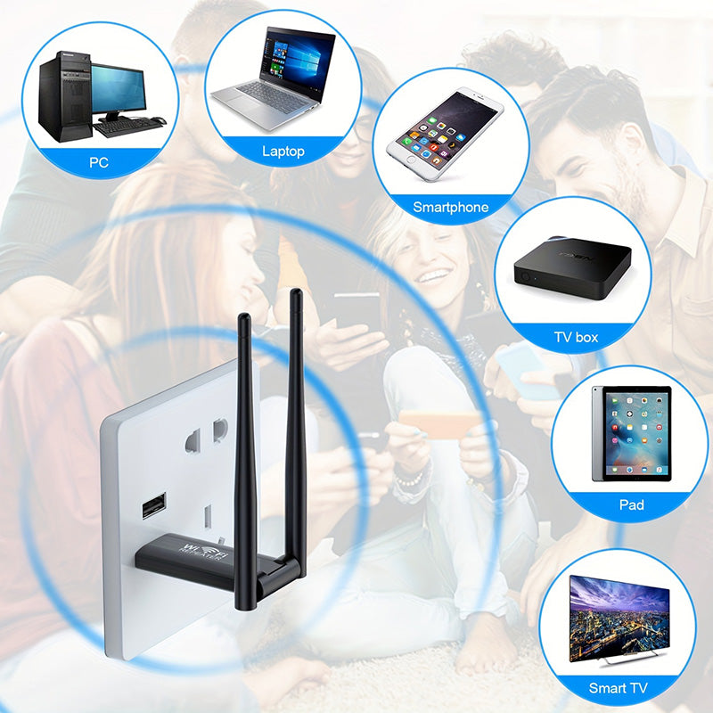 USB-driven WiFi-signalbooster
