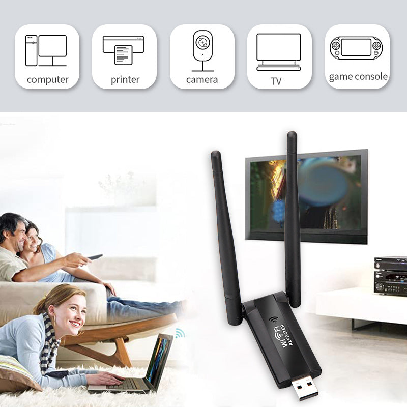 USB-driven WiFi-signalbooster