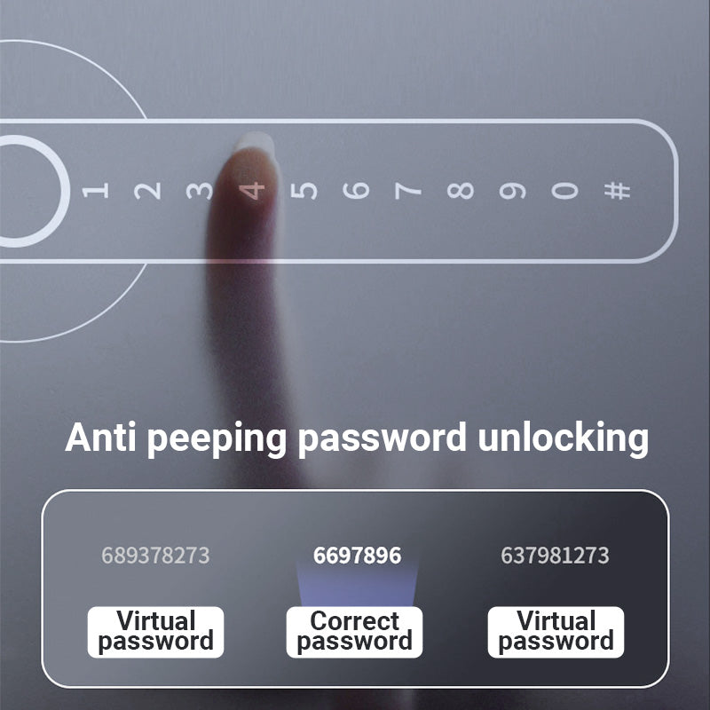 ✈️Fri leverans🔥Smart dörrlås med fingeravtryck och Bluetooth APP-kontroll
