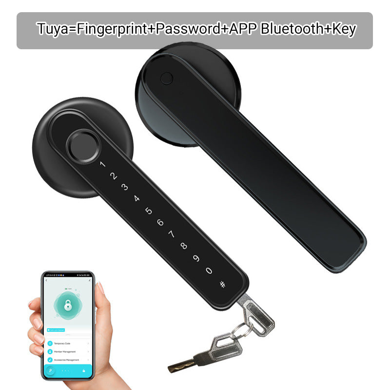 ✈️Fri leverans🔥Smart dörrlås med fingeravtryck och Bluetooth APP-kontroll