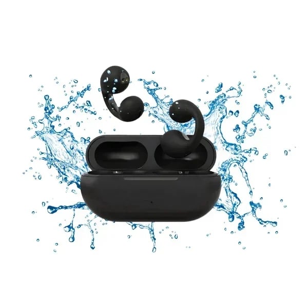 đ„ Sista dagen 49% OFF - TrĂ„dlösa vattentĂ€ta hörlurar med benledande öronclips