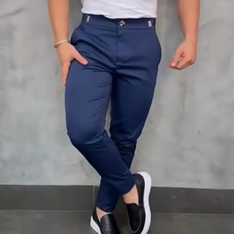 đ„Stretch Slim Fit-bukser för mĂ€n