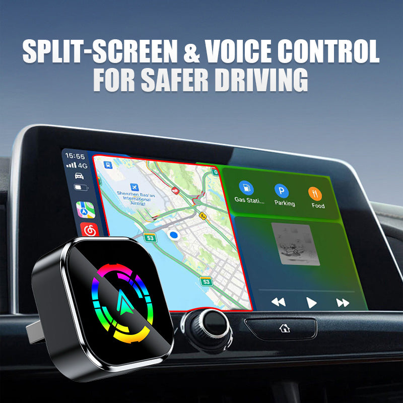 đ„Rea, 50% rabattđ„ 2-i-1 trĂ„dlös adapter för iPhone och Android Auto