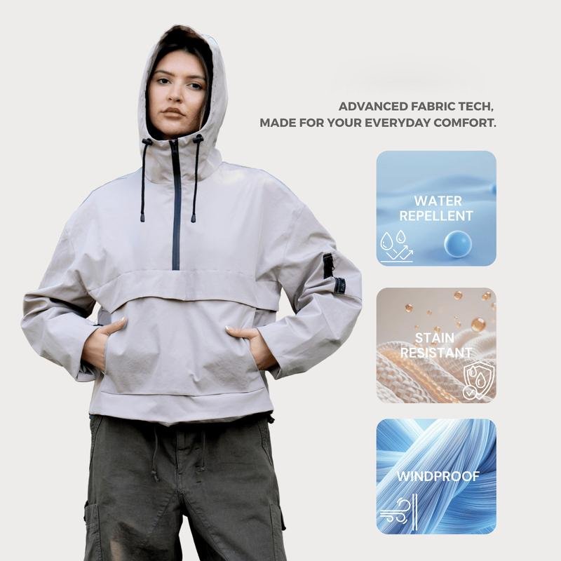 đHöstrea 50 % rabattđCausal Softshell-jacka med huva
