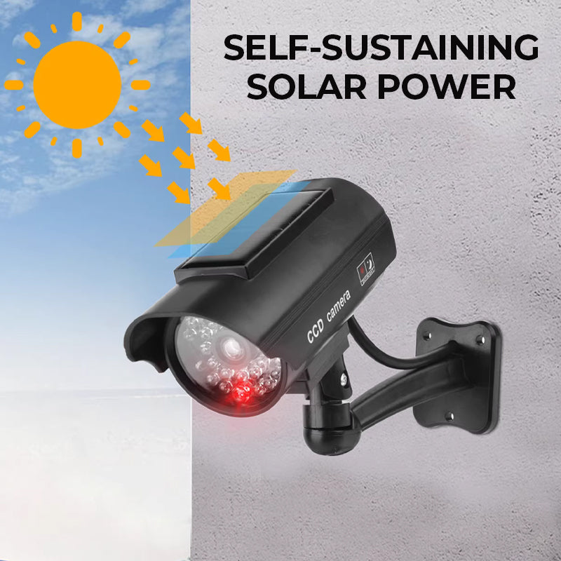 🏆Solsimulerad säkerhetskamera🌞📹