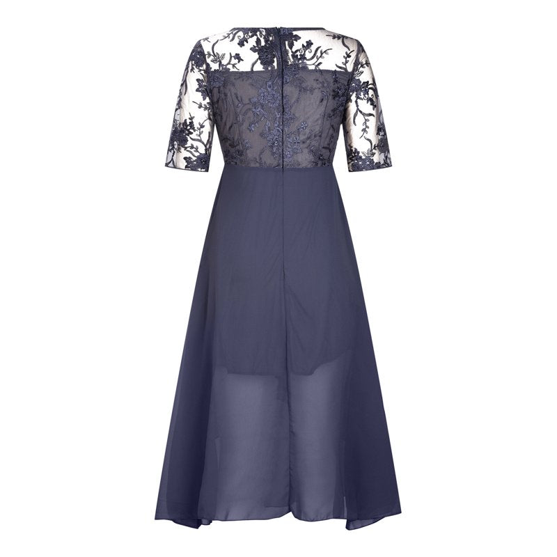 💖NYTT ARRIVAL BEGRÄNSAD TID ERBJUDANDE💖Elegant broderi Cocktail Flowy Klänning