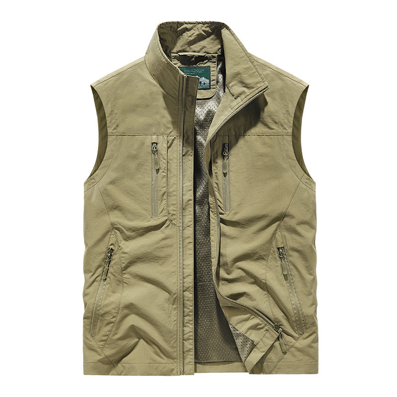 ⏰ Tidsbegränsat Erbjudande: 50% RABATT 🔥🧥 Herr Oversized Ärmlös Västjacka Med Fickor