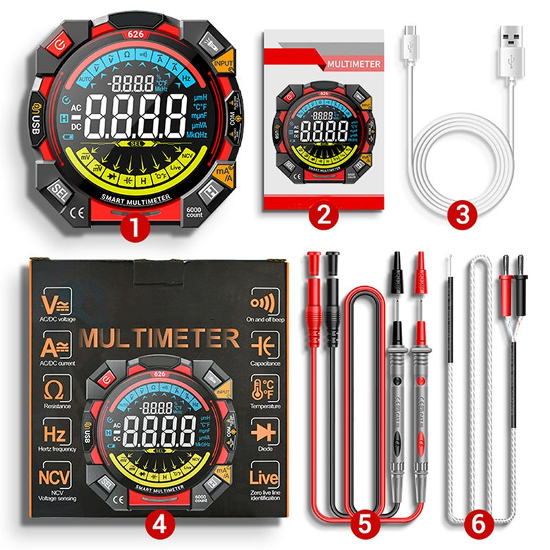 6000-tal smart digital multimeter