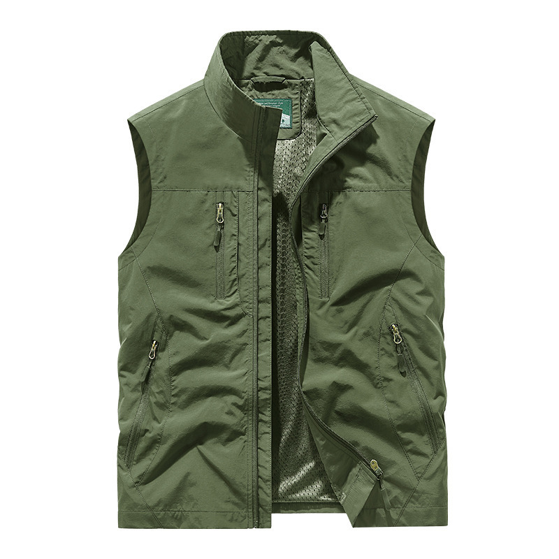 ⏰ Tidsbegränsat Erbjudande: 50% RABATT 🔥🧥 Herr Oversized Ärmlös Västjacka Med Fickor
