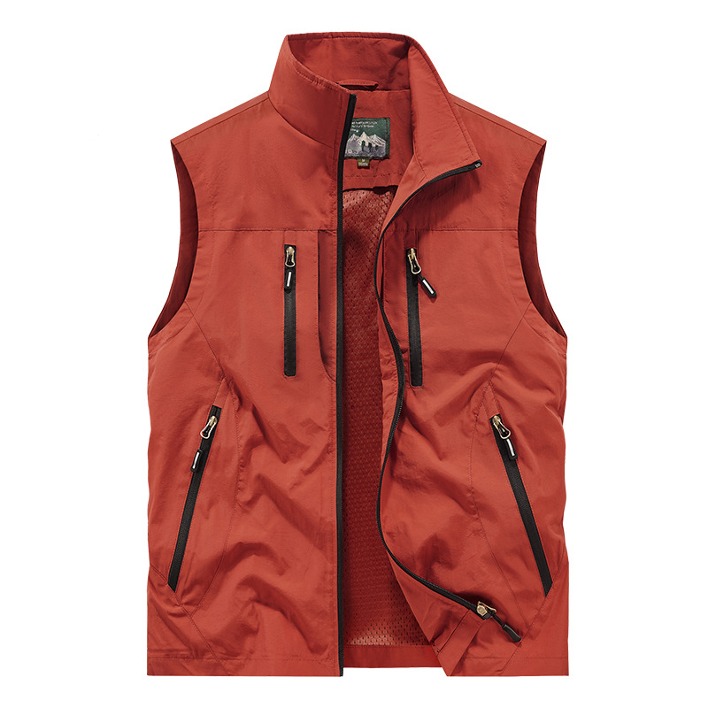 ⏰ Tidsbegränsat Erbjudande: 50% RABATT 🔥🧥 Herr Oversized Ärmlös Västjacka Med Fickor
