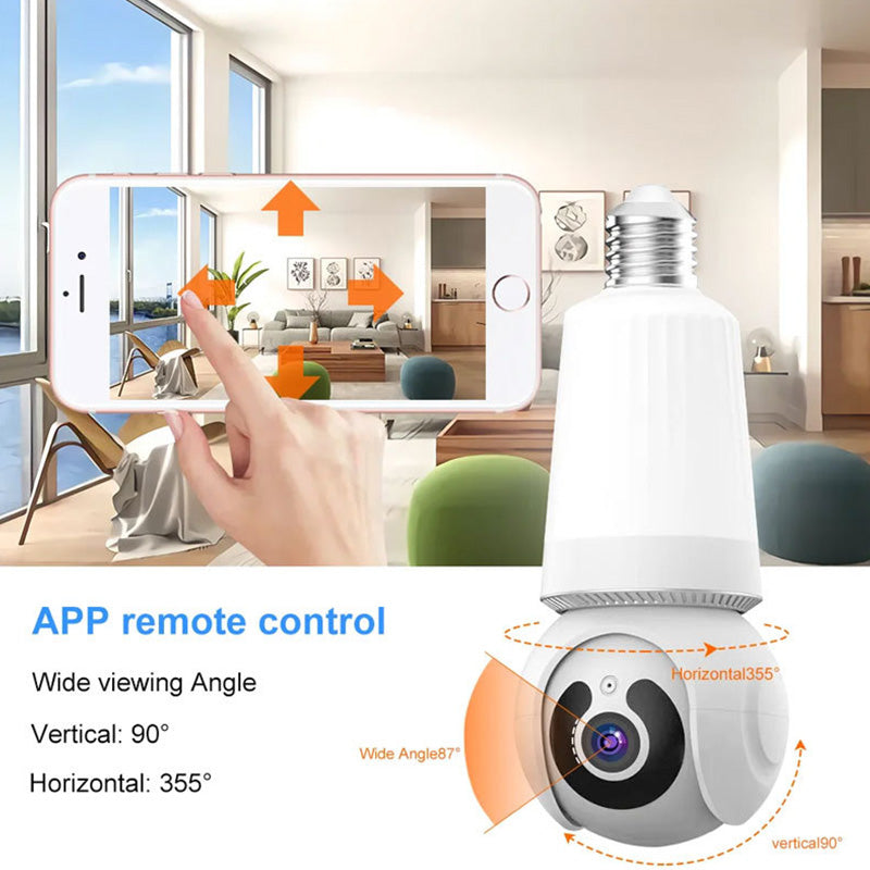đ„Smart WiFi-sikkerhetskamera med lys