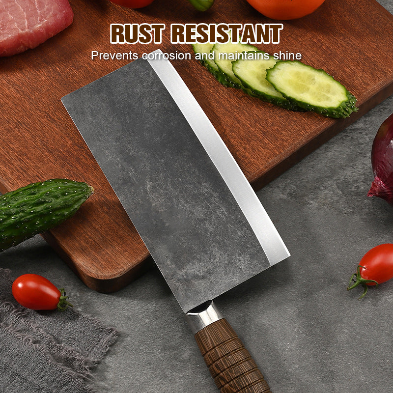đ„Rostfritt stĂ„l, vass smidd skivkniv